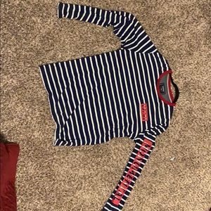 Stripped long sleeve shirt